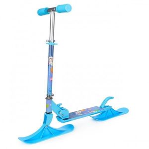 Trotineta pentru copii KosmoKids Albastru 2 roti2 ski-uri, pliabila, greutate maxima suportata 50 kg imagine