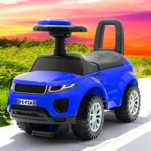 Vehicul ride-on Suv Baby Mix Blue 12-36 luni cu spatiu de depozitare, melodii, greutate admisa 27 kg imagine