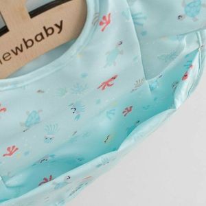 Baveta cu buzunar si volane New Baby Sea 35x27 cm imagine