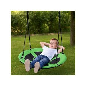 Leagan tip cuib 100 cm Baby Mix Nest Swing Green, greutate suportata 150 kg imagine