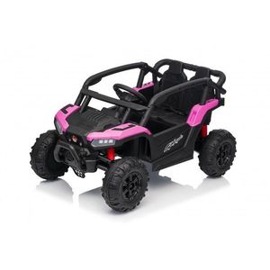 Masinuta electrica pentru copii Nichiduta Buggy 4WD Sports Pink 12V, cu telecomanda 2.4G, usi cu deschidere, 2 motoare, lumini led, roti robuste, slow start, mp3usb imagine
