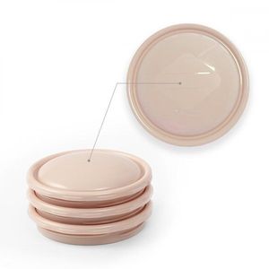 Set 4 recipiente cu capac pentru hrana bebelusilor Babyono Bej imagine