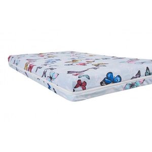 Saltea cu memorie Somnart Memory 60x120x10 cm husa impermeabila, model fluturi imagine