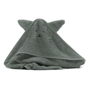 Prosop brodat Pisica green 75x75 cm Fillikid imagine