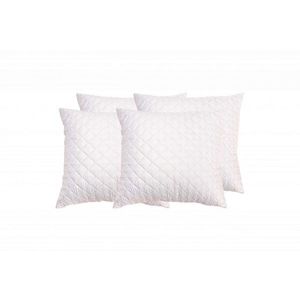 Set 4 perne Somnart matlasate din microfibra cu fibre de carbon 70 x 70 cm imagine