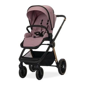 Carucior 3 in 1 Lorelli Bianca Pink, prevazut cu sistem anti-reflux, cadru din aluminiu, suspensii, parte sport reversibila, bara de protectie detasabila, geanta, greutate admisa 22 kg imagine