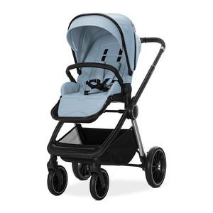 Carucior 3 in 1 pentru copii Lorelli Bianca Blue, cadru usor din aluminiu, suspensii, geanta, parte sport reversibila, bara de protectie detasabila, greutate admisa 22 kg imagine