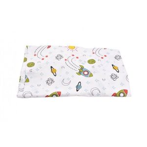 Set 2 cearsafuri pentru patut 120x60 cm din bumbac albrachete imagine