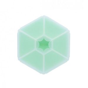 Cutie snack hexagon snackle cu 6 compartimente Melii mint imagine
