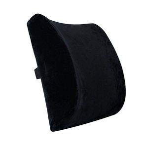 Perna ortopedica lombara din spuma cu memorie Somnart Neagra imagine