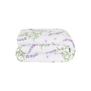 Pilota de vara Somnart Lavanda Confort matlasata din microfibra 140 x 200 cm, 250 g imagine