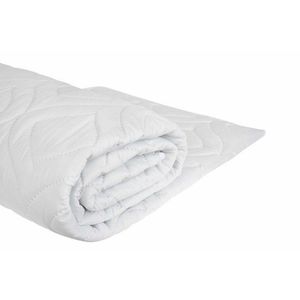 Pilota matlasata Ultrasleep Somnart din microfibra, lavabila, alba 200 x 220 cm, 250 g imagine