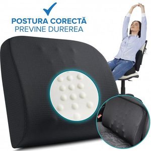 Perna ortopedica lombara lata Suporto din spuma cu memorie imagine