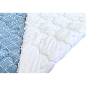 Pilota Somnart Duo Confort Azure matlasata, pentru primavara toamna, 180 x 200, 300 grmp imagine
