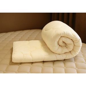 Pilota matlasata Somnart Selina Ivoire pentru primavara toamna 200 x 220 cm, 300 grmp imagine