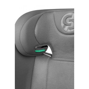 Scaun auto copii 2in1 Caretero Breezy Fix Grey I-Size 100-150 cm, fixare cu isofix, tetiera reglabila, spatar detasabil, sistem de ventilatie BreezeCool imagine