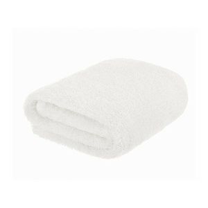 Paturica pufoasa pentru copii MimiNu Alb din fleece 75 x 100 cm imagine