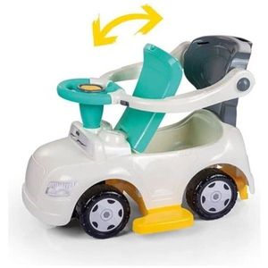 Masinuta pentru copii 4 in 1 Dolu Step car Pastel cu maner detasabil, sunete, spatiu depozitare sub scaun, suport pentru picioare detasabil, bara de protectie imagine