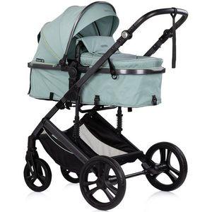 Carucior transformabil 3 in 1 pentru copii Chipolino Amore Matcha cu suspensii, sezut reversibil, accesorii, greutate suportata 22 kg imagine