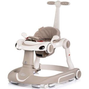 Premergator 5 in 1 pentru copii Chipolino Happy Walker Beige cu sezut ajustabil pe inaltime, maner parental detasabil, panou muzical imagine