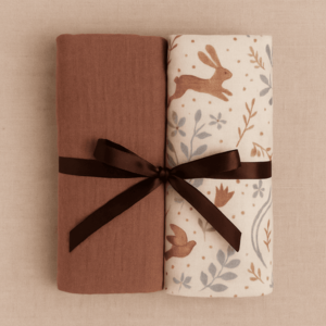 Set 2 museline Rustic Play din bumbac 70x70 cm imagine