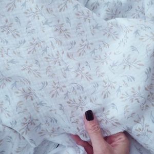 Set 2 museline Ikano Birds din bumbac 70x70 cm imagine