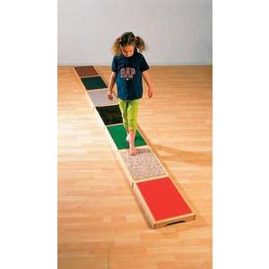 Poteca tactila cu 7 elemente si diferite texturi imagine