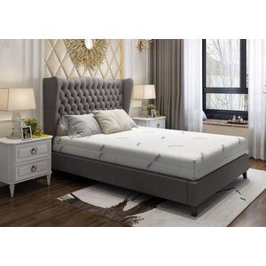 Saltea din spuma poliuretanica Somnomed Antiacaria 120 x 200 x 20 cm cu husa detasabila imagine