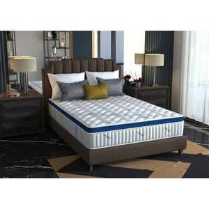 Saltea cu arcuri Somnomed Complete Care 4Family 180 x 200 x 26 cm din spuma cu memorie si husa detasabila imagine