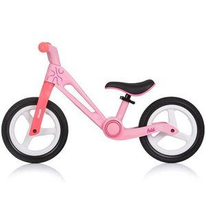 Bicicleta pliabila pentru copii Chipolino Fold X Pink fara pedale, 12 inch, greutate suportata 25 kg, scaun reglabil pe inaltime imagine