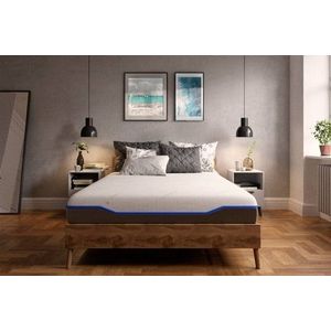 Saltea cu memorie si arcuri individuale Domine Tencel Ultra Pocket Multilayer 140 x 200 x 24 cm cu husa detasabila imagine