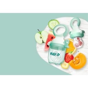 Suzeta pentru fructe cu 3 tetine incluse Neno Frutta imagine