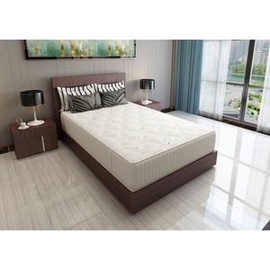 Saltea cu memorie si arcuri Silver Evolution Pocket Spring 160 x 200 x 30 cm cu husa tricot Silver imagine