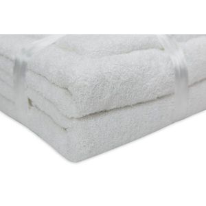 Set 3 prosoape din bumbac alb optic Somnart pentru fata, corp si maini imagine