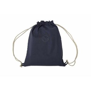 Set paturica, perna si rucsac Somnart cu broderie din in albastru imagine