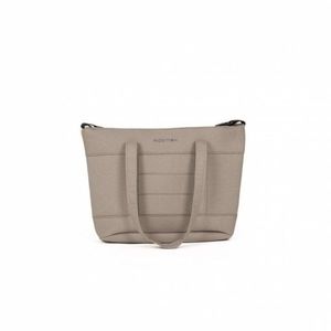 Carucior 2 in 1 pentru copii, Adamex Nova premium, doua piese distincte, suspensii, maner reglabil, roti mari anti-pana, greutate maxim admisa 22 kg, accesorii incluse, Cappuccino imagine