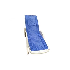 Saltea cu interior de vatelina Somnart 60x190x1 cm pentru sezlong cu husa impermeabila, bleumarin imagine