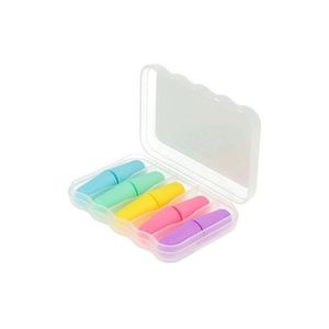 Set 5 perechi dopuri de urechi Novama Senna Foam pentru reducerea zgomotului, confortabile si eficiente, multicolore imagine