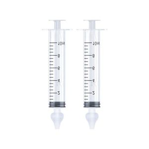 Set seringi pentru lavaj nazal RedLine Nasucel pentru curatarea si hidratarea cailor nazale, 2 x 10 ml, 4 luni + imagine