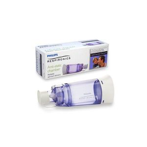 Set camera de inhalare Philips Respironics Optichamber Diamond cu masca M compatibila din silicon pentru copii 1-5 ani imagine