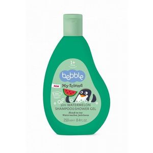 Gel de dus si sampon 2in1 pentru copii, Bebble Watermelon, cu vitamina B3, panthenol, cantitate 250 ml imagine