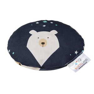 Pernuta anticolici pentru bebe Bocioland Polar Bear, umpluta cu samburi de cirese, 180g imagine