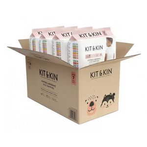 Scutece hipoalergenice Eco KitKin marimea 7, 17kg+, 88 bucati imagine