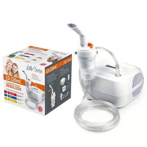 Aparat aerosoli Little Doctor LD - 220 mC, nebulizator cu compresor, design compact, 3 moduri de nebulizare, masca bebelusi, copii si adulti, alb imagine