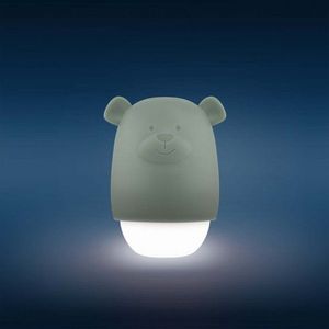 Lampa de veghe cu senzor de lumina Zazu Kids Benny the Bear Verde imagine