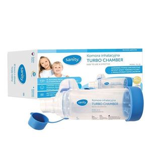 Camera de inhalare Sanity Turbo Chamber cu masca fara latex si BPA pentru bebelusi si masca copii imagine