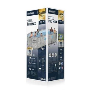 Piscina ovala Bestway Steel Pro Max 549x274x122 cm imagine
