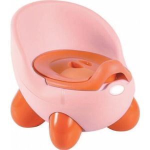 Olita pentru copii Cangaroo Baby Throne PinkOrange cu vas detasabil, capac inclus imagine