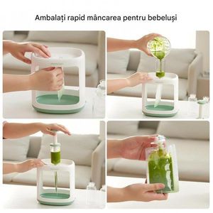 Aparat pentru hrana bebelusilor, fara BPA cu pungi reutilizabile Momcozy imagine