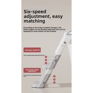 Reductor toaleta pentru copii, Little Mom grey, manere de sustinere, trepte cu suprafata antiderapanta, protectie antistropire imagine